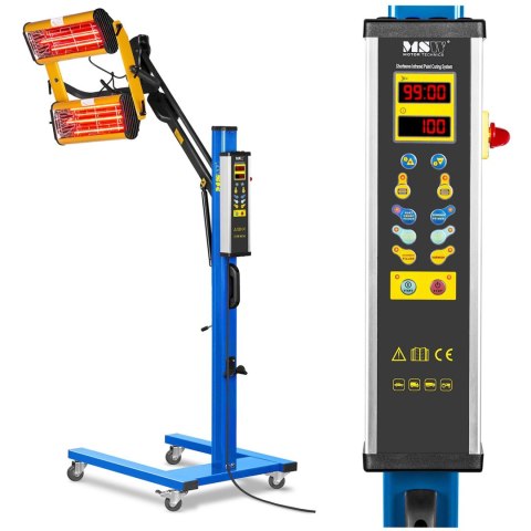 Promiennik ciepła podczerwieni lakierniczny do suszenia farb na statywie 2200W IR-DRYER2000.1 Promiennik ciepła podczerwieni lakierniczny do suszenia farb na statywie 2200W IR-DRYER2000.1