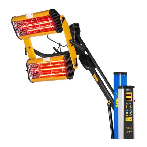 Promiennik ciepła podczerwieni lakierniczny do suszenia farb na statywie 2200W IR-DRYER2000.1 Promiennik ciepła podczerwieni lakierniczny do suszenia farb na statywie 2200W IR-DRYER2000.1