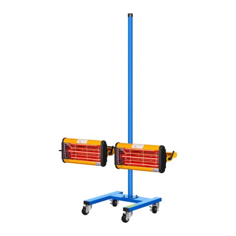 Promiennik ciepła podczerwieni lakierniczny do suszenia farb na statywie 2200W IR-DRYER2000.2 Promiennik ciepła podczerwieni lakierniczny do suszenia farb na statywie 2200W IR-DRYER2000.2