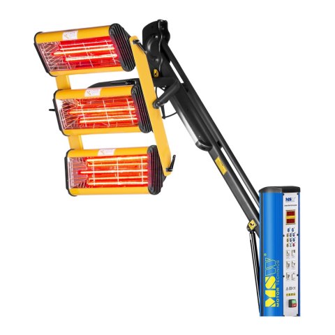 Promiennik ciepła podczerwieni lakierniczny do suszenia farb na statywie 3300W IR-DRYER3000.1 Promiennik ciepła podczerwieni lakierniczny do suszenia farb na statywie 3300W IR-DRYER3000.1