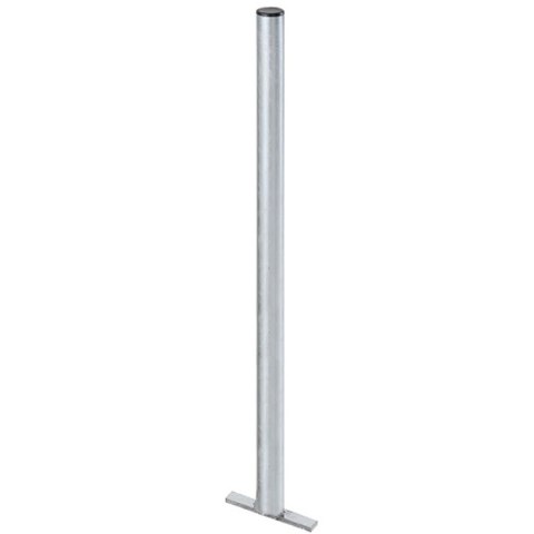 Słupek stalowy ocynkowany do kosza ulicznego na śmieci 60x1200mm Słupek stalowy ocynkowany do kosza ulicznego na śmieci 60x1200mm