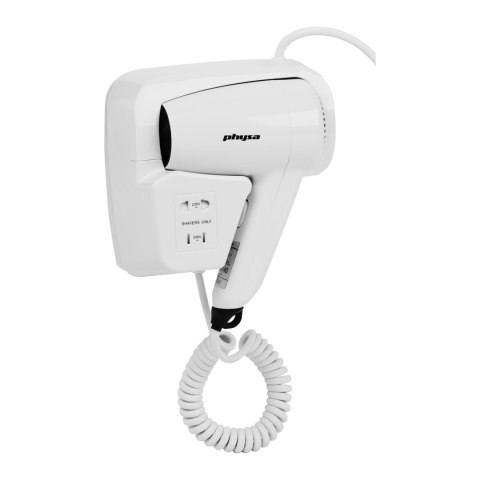 Suszarka do włosów basenowa hotelowa ścienna biała 1200W Physa SICCO Suszarka do włosów basenowa hotelowa ścienna biała 1200W Physa SICCO