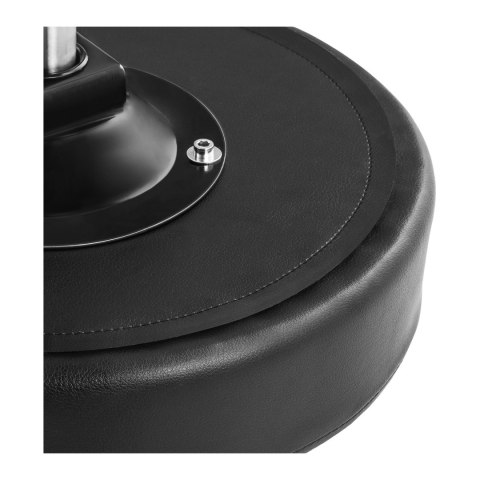 Taboret stołek hoker kosmetyczny obrotowy na kółkach Physa AVERSA czarny Taboret stołek hoker kosmetyczny obrotowy na kółkach Physa AVERSA czarny