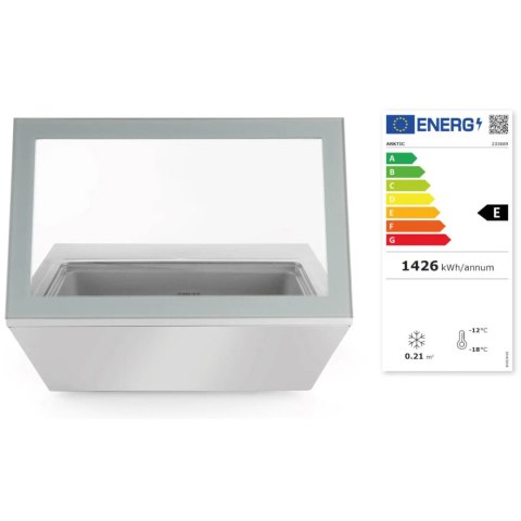 Witryna chłodnicza sałatkowa na 8x GN 1/6 77L ARKTIC Hendi 233689 Witryna chłodnicza sałatkowa na 8x GN 1/6 77L ARKTIC Hendi 233689