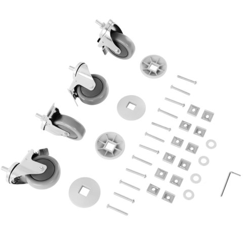 Wózek kelnerski cateringowy 3 półkowy do 150kg ze stali nierdzewnej Royal Catering RCSW 3A Wózek kelnerski cateringowy 3 półkowy do 150kg ze stali nierdzewnej Royal Catering RCSW 3A