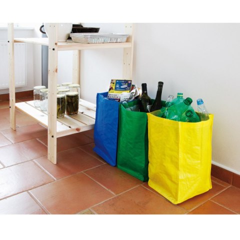 Wytrzymałe torby do segregacji odpadków śmieci ZESTAW 3szt x 21L Wytrzymałe torby do segregacji odpadków śmieci ZESTAW 3szt x 21L