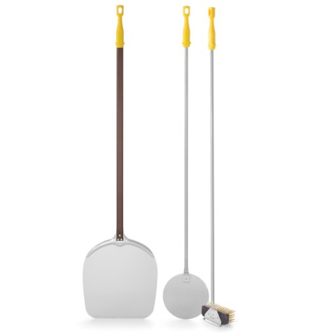 Zestaw szczotka do pieca łopata aluminiowa do obracania pizzy Venezia 1350mm 3 szt. Lilly Codroipo Hendi 617748 Zestaw szczotka do pieca łopata aluminiowa do obracania pizzy Venezia 1350mm 3 szt. Lilly Codroipo Hendi 617748