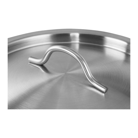 Garnek gastronomiczny z pokrywką stalowy nierdzewny do kuchenki indukcyjnej 25 L Garnek gastronomiczny z pokrywką stalowy nierdzewny do kuchenki indukcyjnej 25 L