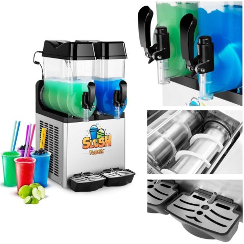 Granitor dyspenser urządzenie do napojów slush granity podwójny 2x 12L Granitor dyspenser urządzenie do napojów slush granity podwójny 2x 12L