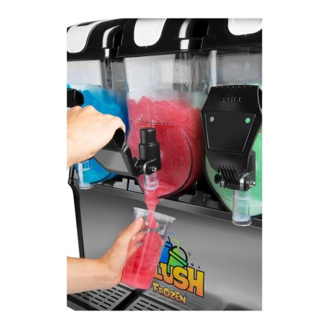 Granitor dyspenser urządzenie do napojów slush granity potrójny 3x 15L Granitor dyspenser urządzenie do napojów slush granity potrójny 3x 15L