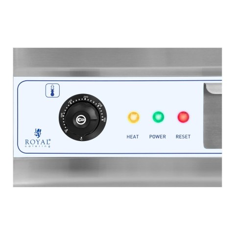 Grill płyta grillowa elektryczna gładka 300deg;C 60 cm 2 x 3200W Grill płyta grillowa elektryczna gładka 300deg;C 60 cm 2 x 3200W