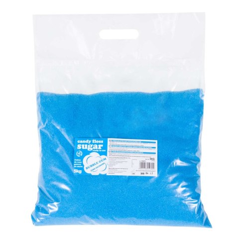 Kolorowy smakowy cukier do waty cukrowej niebieski o smaku gumy balonowej 5kg Kolorowy smakowy cukier do waty cukrowej niebieski o smaku gumy balonowej 5kg