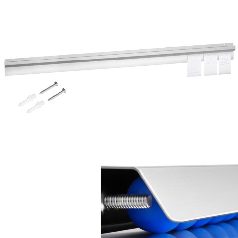 Listwa do bonowania na zamówień paragony stalowa 120 cm RCBR-120 Listwa do bonowania na zamówień paragony stalowa 120 cm RCBR-120