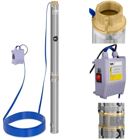 Pompa głębinowa do studni głębinowej MSW 10800 L/godz. do 96 m Pompa głębinowa do studni głębinowej MSW 10800 L/godz. do 96 m