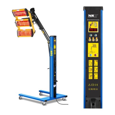 Promiennik ciepła podczerwieni lakierniczy do suszenia farb na statywie 3300W Promiennik ciepła podczerwieni lakierniczy do suszenia farb na statywie 3300W