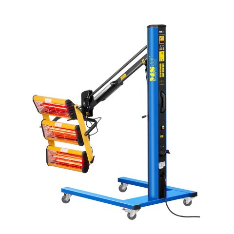 Promiennik ciepła podczerwieni lakierniczy do suszenia farb na statywie 3300W Promiennik ciepła podczerwieni lakierniczy do suszenia farb na statywie 3300W