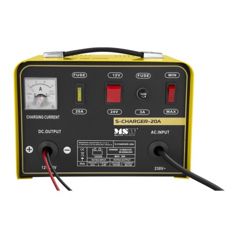 Prostownik do ładowania akumulatorów samochodowych 12/24V 12A Prostownik do ładowania akumulatorów samochodowych 12/24V 12A