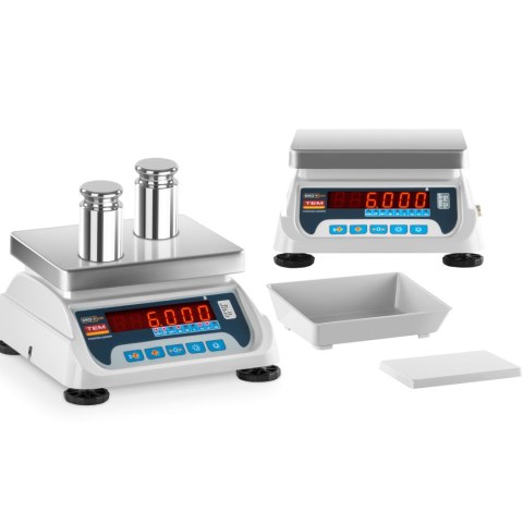 Waga sklepowa handlowa z legalizacją BEKO+ TEM RS232 6kg / 2g Waga sklepowa handlowa z legalizacją BEKO+ TEM RS232 6kg / 2g