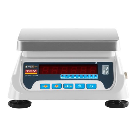 Waga sklepowa handlowa z legalizacją BEKO+ TEM RS232 6kg / 2g Waga sklepowa handlowa z legalizacją BEKO+ TEM RS232 6kg / 2g