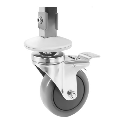 Wózek kelnerski cateringowy 2-półkowy do 160 kg Stal nierdzewna Wózek kelnerski cateringowy 2-półkowy do 160 kg Stal nierdzewna