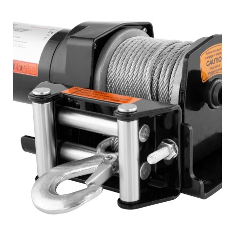 Wyciągarka linowa terenowa off road do samochodu lina 15 m uciąg 907 kg + Pilot Wyciągarka linowa terenowa off road do samochodu lina 15 m uciąg 907 kg + Pilot