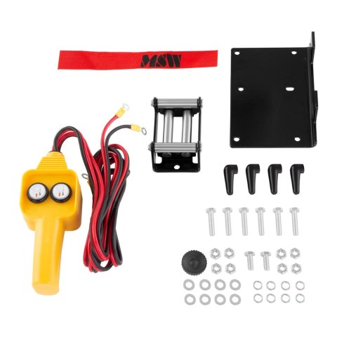 Wyciągarka linowa terenowa off road do samochodu lina 15 m uciąg 907 kg + Pilot Wyciągarka linowa terenowa off road do samochodu lina 15 m uciąg 907 kg + Pilot