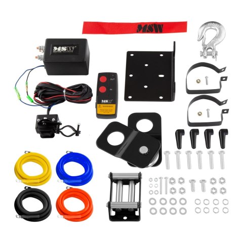 Wyciągarka wciągarka samochodowa off road na pilota lina 15 m uciąg 2040 kg + Zblocze 4 T Wyciągarka wciągarka samochodowa off road na pilota lina 15 m uciąg 2040 kg + Zblocze 4 T