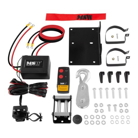 Wyciągarka wciągarka samochodowa off road na pilota lina 15 m uciąg 907 kg + Zblocze 2 T Wyciągarka wciągarka samochodowa off road na pilota lina 15 m uciąg 907 kg + Zblocze 2 T