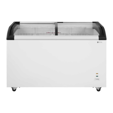 Zamrażarka skrzyniowa sklepowa handlowa z zamkiem i przeszkloną górą do -25deg;C 355L Zamrażarka skrzyniowa sklepowa handlowa z zamkiem i przeszkloną górą do -25deg;C 355L