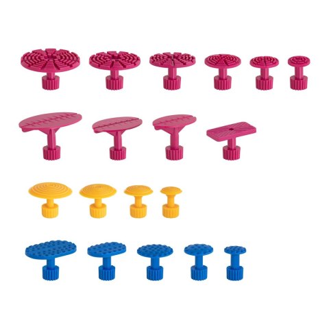 Zestaw naprawczy PDR do usuwania wyciągania wgnieceń w karoserii PROFI - 33 elementów Zestaw naprawczy PDR do usuwania wyciągania wgnieceń w karoserii PROFI - 33 elementów