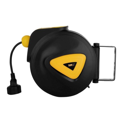 Zwijacz automatyczny bęben naścienny kablowy z przedłużaczem gniazdo AC230V / 10A / 50Hz dł. 21.5m Zwijacz automatyczny bęben naścienny kablowy z przedłużaczem gniazdo AC230V / 10A / 50Hz dł. 21.5m
