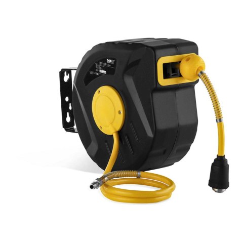 Zwijacz automatyczny bęben naścienny z wężem pneumatycznym do sprężarki przyłącze 1/4#8221; dł. 11m Zwijacz automatyczny bęben naścienny z wężem pneumatycznym do sprężarki przyłącze 1/4#8221; dł. 11m