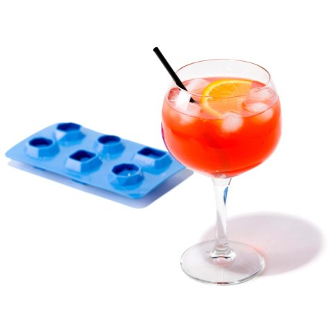 Kostkarka foremka do kostek lodu silikonowa 6 x DIAMENT Kostkarka foremka do kostek lodu silikonowa 6 x DIAMENT