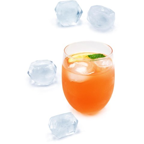 Kostkarka foremka do kostek lodu silikonowa 6 x DIAMENT Kostkarka foremka do kostek lodu silikonowa 6 x DIAMENT