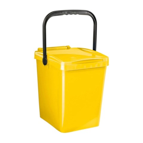 Kosz pojemnik do segregacji sortowania śmieci i odpadków - żółty Urba 21L Kosz pojemnik do segregacji sortowania śmieci i odpadków - żółty Urba 21L