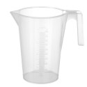 Miara kuchenna dzbanek z miarką z polipropylenu piętrowalny 1L - HENDI 567821