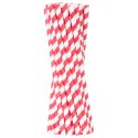 Papierowe patyczki do waty cukrowej 6/270mm - biało-czerwone 500szt. Papierowe patyczki do waty cukrowej 6/270mm - biało-czerwone 500szt.