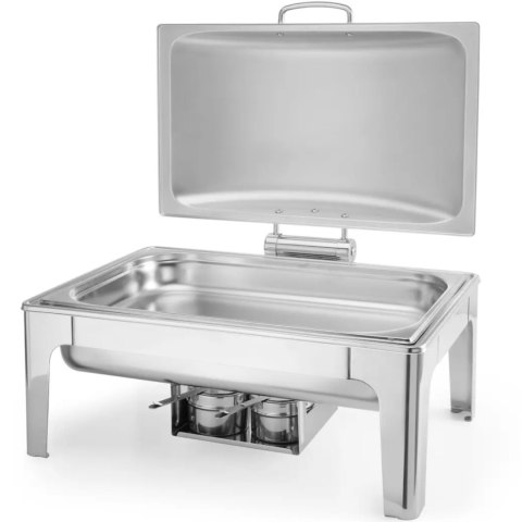 Podgrzewacz do potraw na pastę świeczki stal satynowana GN 1/1