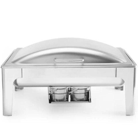 Podgrzewacz do potraw na pastę świeczki stal satynowana GN 1/1