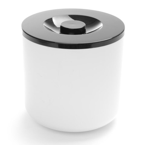 Pojemnik do lodu na lód biały z czarną pokrywką 5L Pojemnik do lodu na lód biały z czarną pokrywką 5L