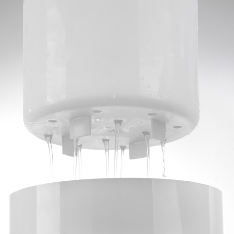 Pojemnik do lodu na lód biały z czarną pokrywką 5L Pojemnik do lodu na lód biały z czarną pokrywką 5L