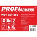 Ściereczki w wiaderku z dozownikiem do nasączania ProfiSauber WET SET 250 Ściereczki w wiaderku z dozownikiem do nasączania ProfiSauber WET SET 250
