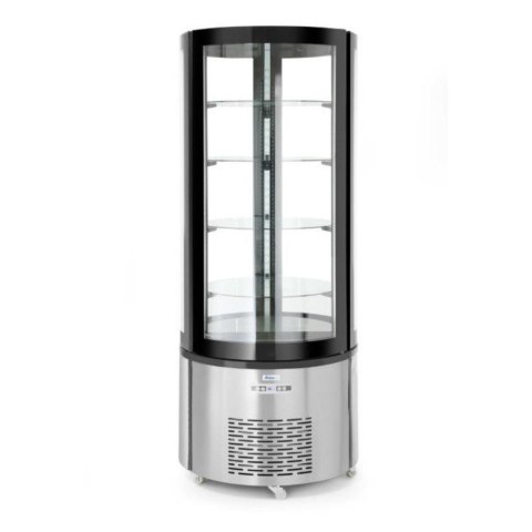 Witryna chłodnicza cukiernicza okrągła 4 półki LED 360L Witryna chłodnicza cukiernicza okrągła 4 półki LED 360L