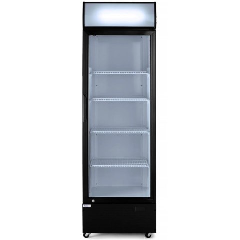 Witryna szafa chłodnicza z podświetlanym panelem reklamowym 360L Witryna szafa chłodnicza z podświetlanym panelem reklamowym 360L