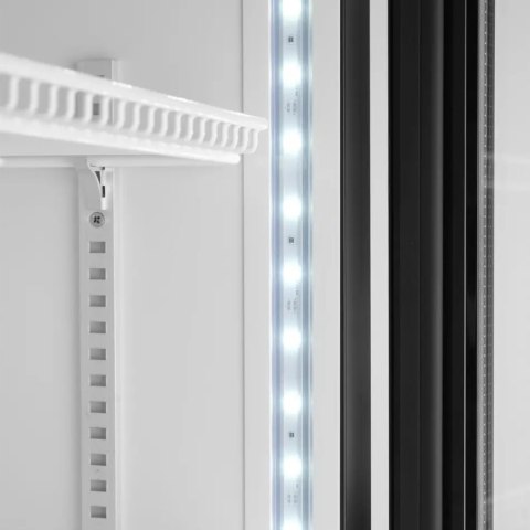 Witryna szafa chłodnicza z podświetlanym panelem reklamowym 360L Witryna szafa chłodnicza z podświetlanym panelem reklamowym 360L