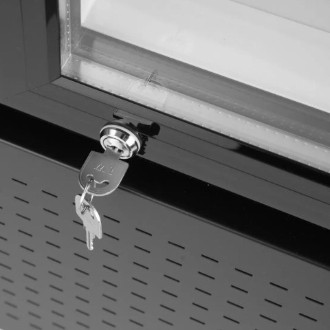 Witryna szafa chłodnicza z podświetlanym panelem reklamowym 360L Witryna szafa chłodnicza z podświetlanym panelem reklamowym 360L