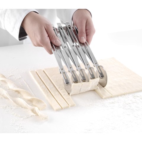 Znacznik do ciasta rozstawny regulowany 13-125mm 5 ostrzy - HENDI 515044 Znacznik do ciasta rozstawny regulowany 13-125mm 5 ostrzy - HENDI 515044