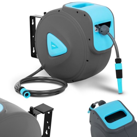 Automatyczny bęben ścienny z wężem ogrodowym 30m + 2m 1/2'' Automatyczny bęben ścienny z wężem ogrodowym 30m + 2m 1/2''