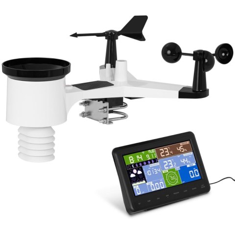 Bezprzewodowa stacja meteorologiczna pogodowa solarna LCD WiFi 100m Bezprzewodowa stacja meteorologiczna pogodowa solarna LCD WiFi 100m