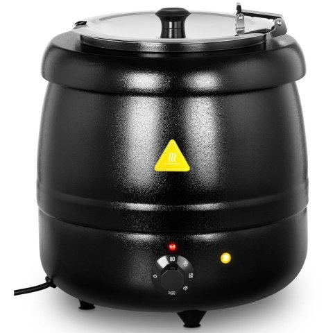 Elektryczny kociołek garnek do zupy 10 l czarny Elektryczny kociołek garnek do zupy 10 l czarny